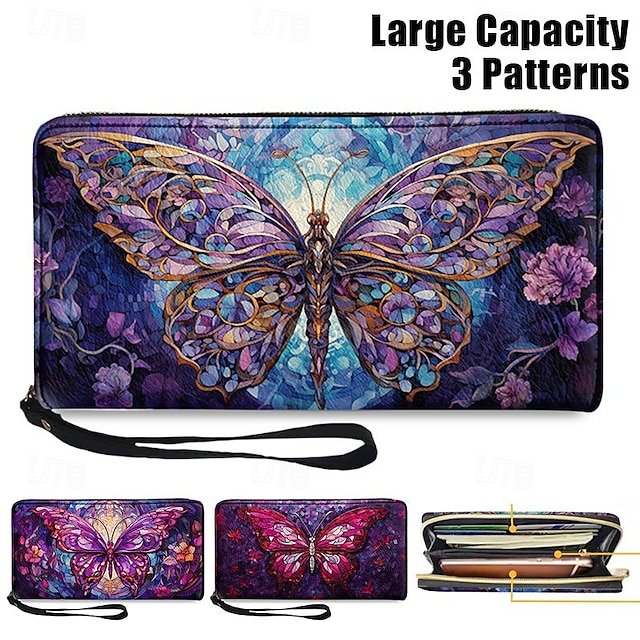 eqfswl1706537726765 Women's Wallet Coin Purse Credit Card Holder Wallet PU - Image 1
