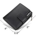 Women's Purple Faux Leather Bifold Wallet – Stylish - Image 4