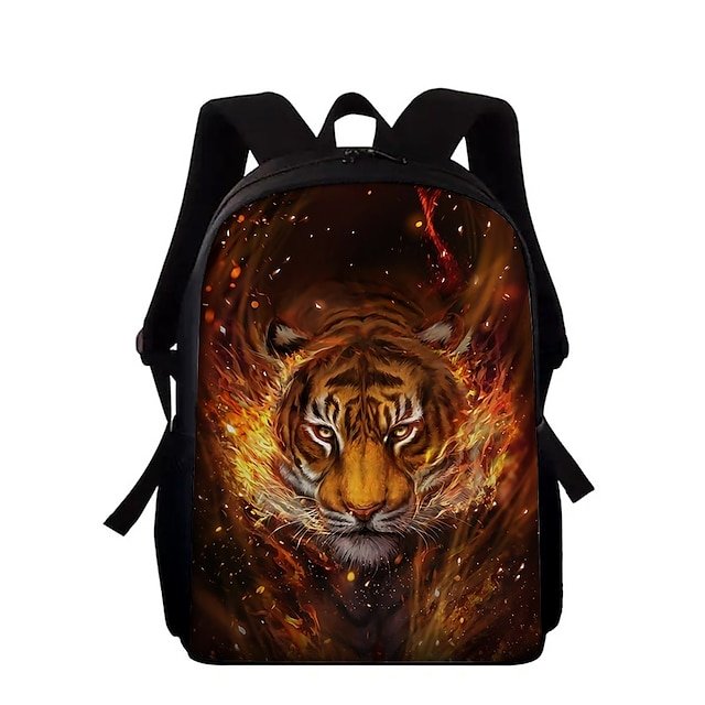 nvckhm1635821966394 3D Fire Tiger Backpack for Boys and Teens – Large Capacity - Image 1