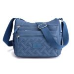 Women's Multi-Pocket Nylon Crossbody Bag – Lightweight - Image 5